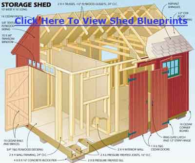 Storage Shed Plans 10X12